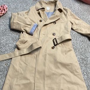 JCrew Khaki Trench